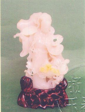 白玉籽《寶釵撲蝶》