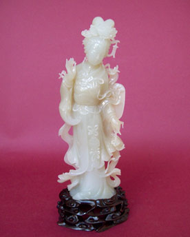 白玉籽《仕女》